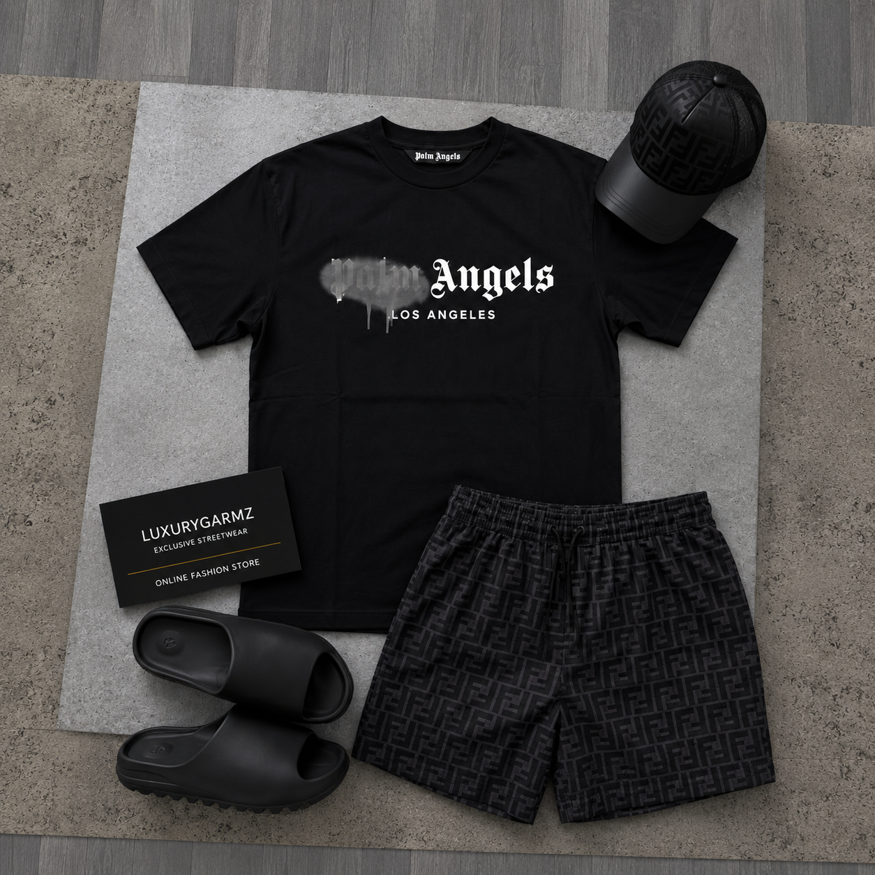 PALM ANGLES & FENDI SET