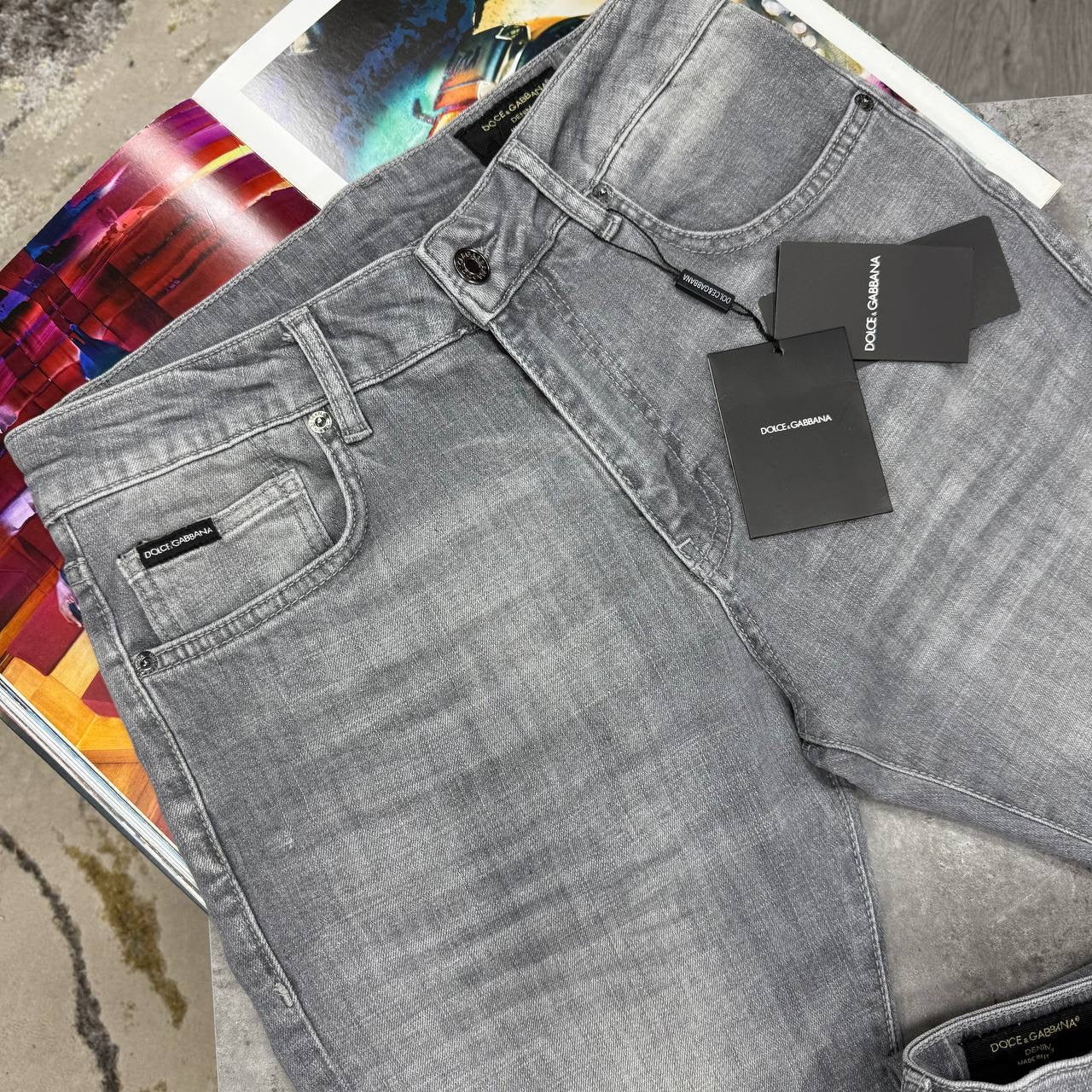 D&G JEANS GREY