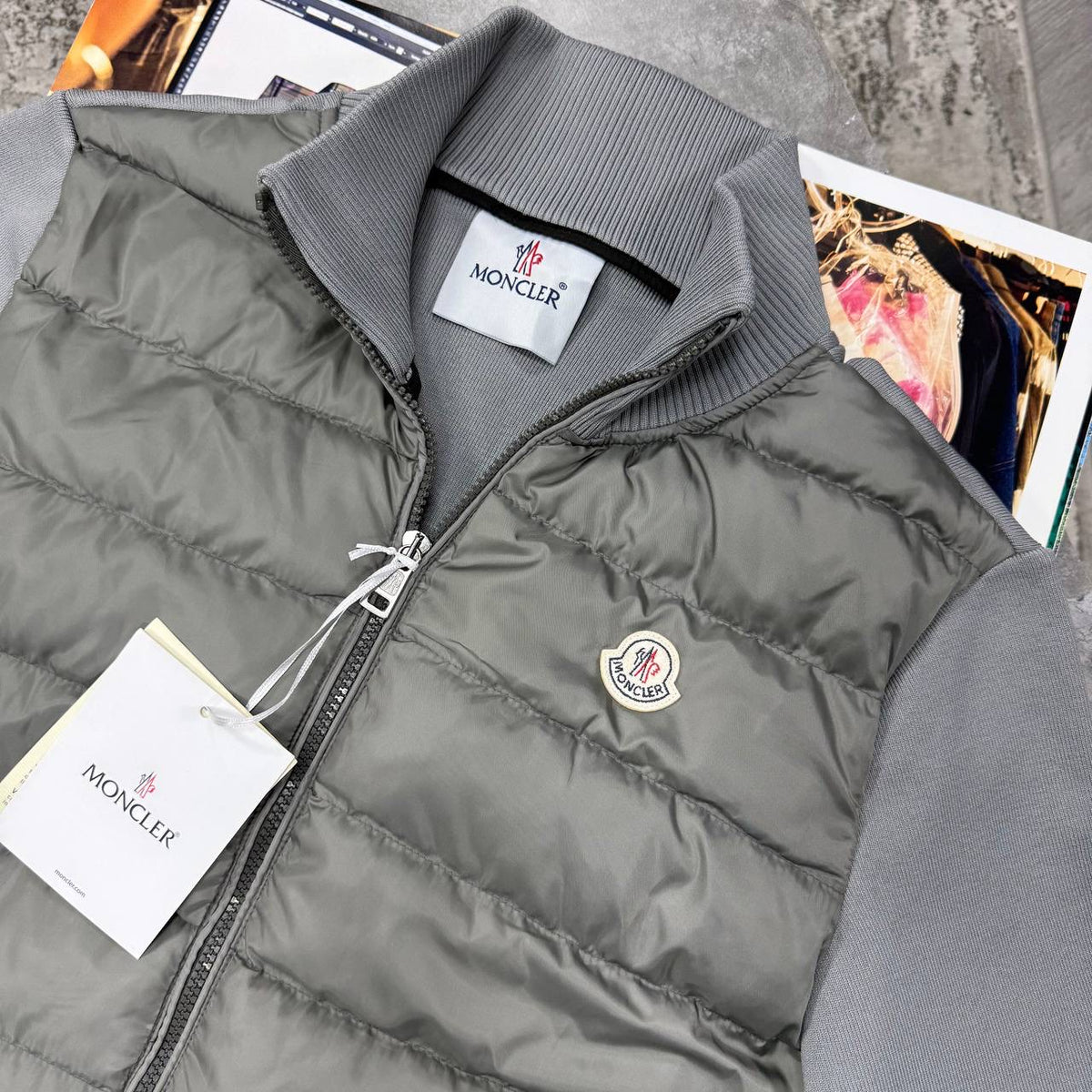 HYBRID ZIP UP JACKET